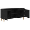 TV-skab Sort 102 x 35 x 50 cm Konstrueret træ