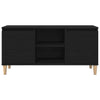 TV-skab Sort 102 x 35 x 50 cm Konstrueret træ