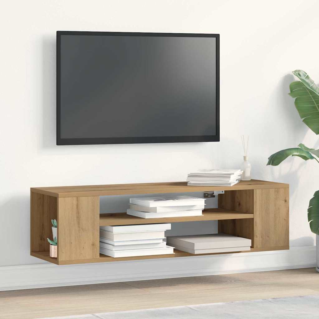 TV-skab Beige 100 x 30 x 26.5 cm Konstrueret træ