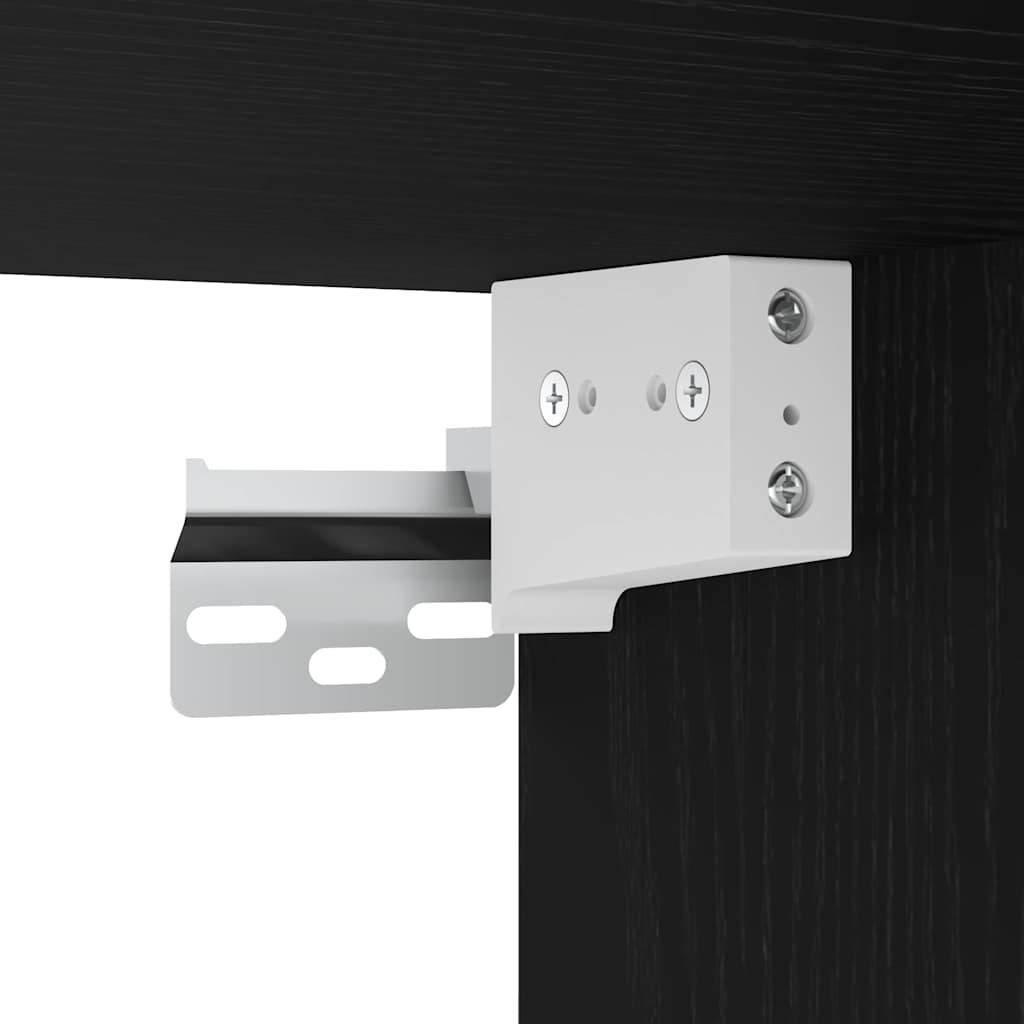 TV-skab Sort 100 x 30 x 26.5 cm Konstrueret træ