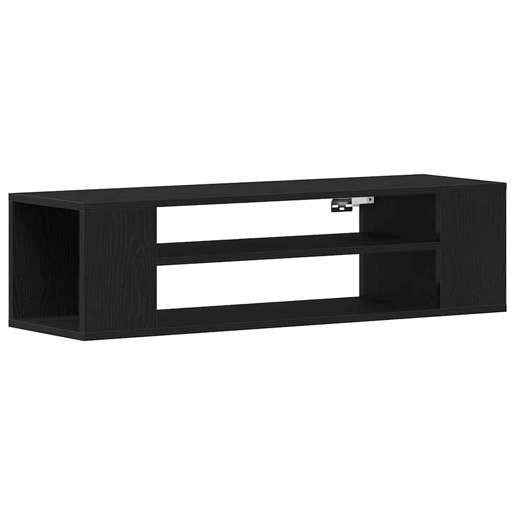 TV-skab Sort 100 x 30 x 26.5 cm Konstrueret træ