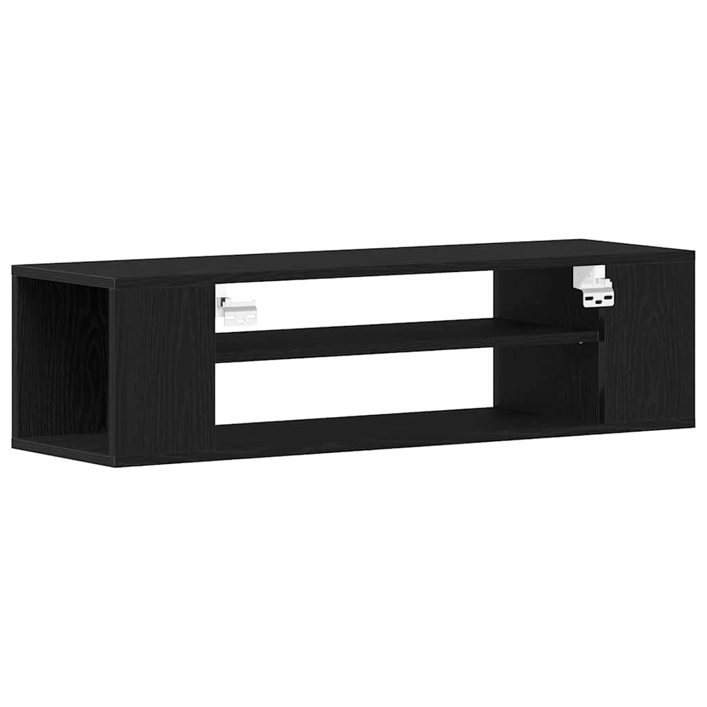 TV-skab Sort 100 x 30 x 26.5 cm Konstrueret træ