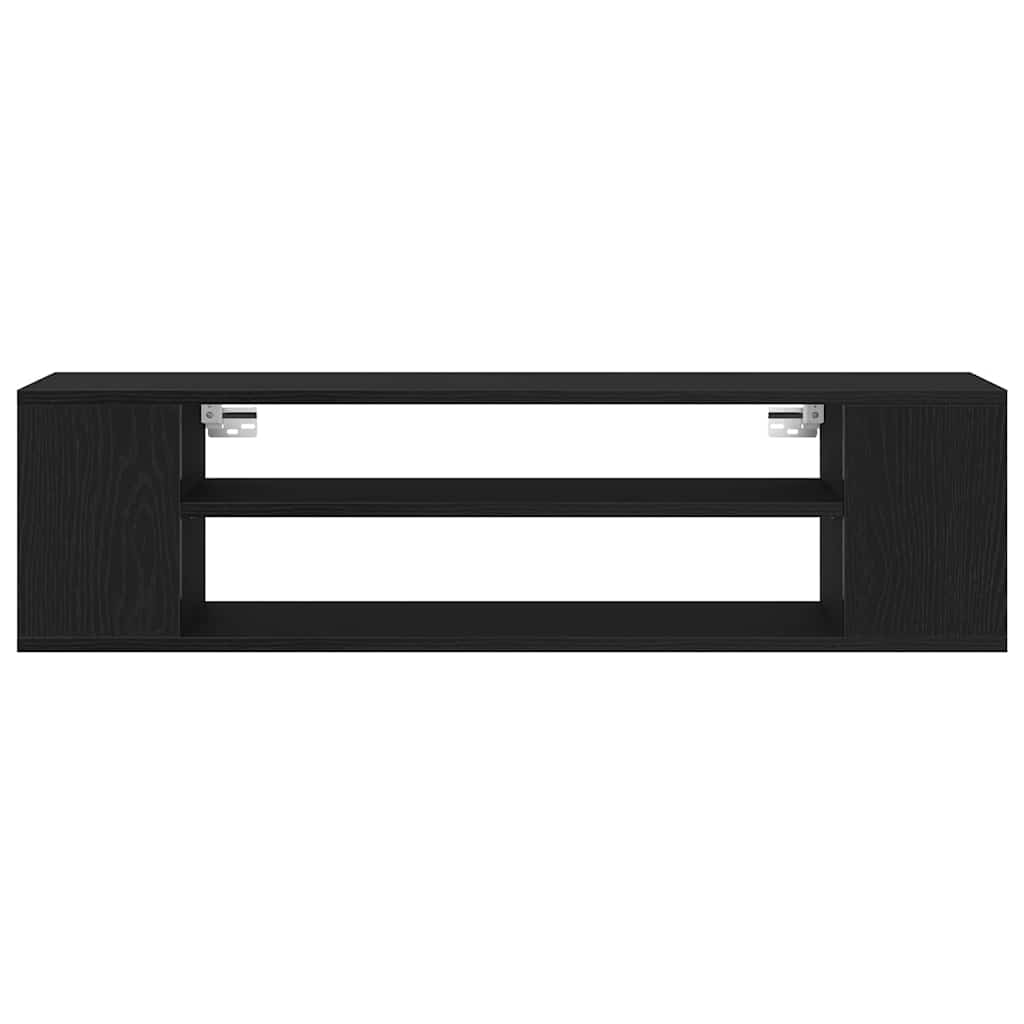TV-skab Sort 100 x 30 x 26.5 cm Konstrueret træ