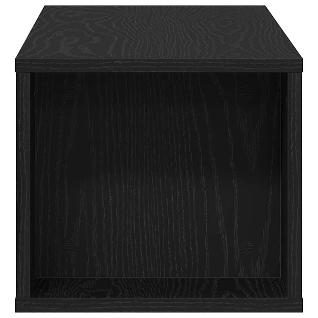 TV-skab Sort 100 x 30 x 26.5 cm Konstrueret træ
