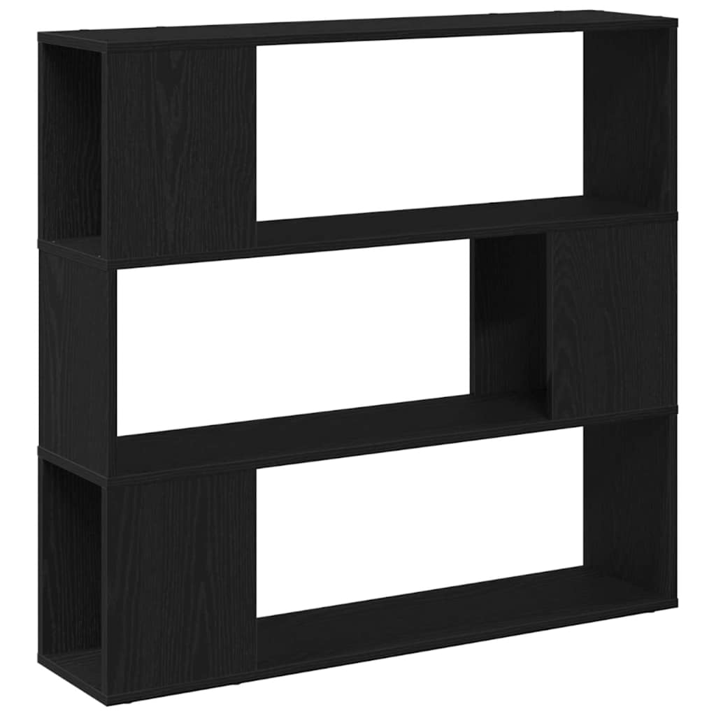 Underholdningscenter Sort 100 x 24 x 94 cm Konstrueret træ