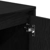 TV-bord Sort 102 x 37.5 x 52.5 cm Konstrueret træ