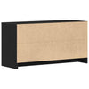 TV-bord Sort 102 x 37.5 x 52.5 cm Konstrueret træ