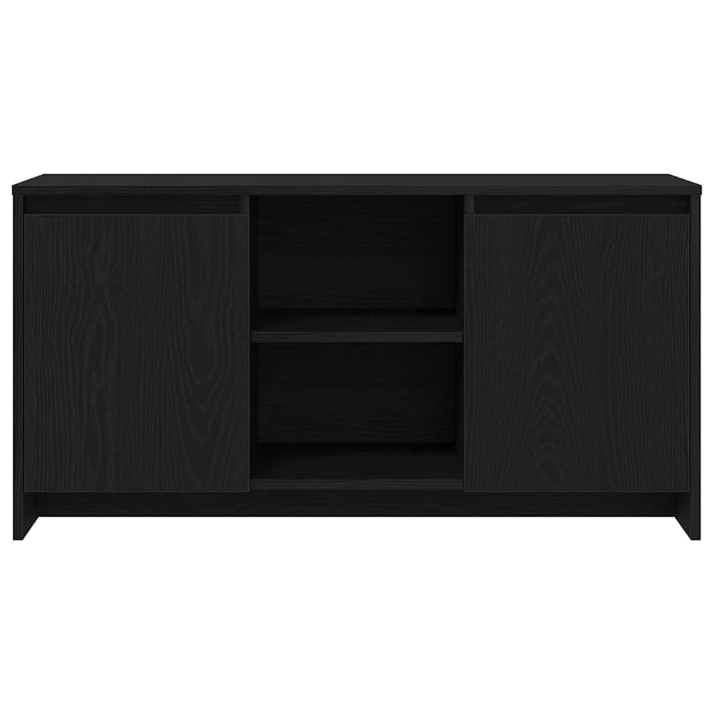 TV-bord Sort 102 x 37.5 x 52.5 cm Konstrueret træ