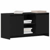 TV-bord Sort 102 x 37.5 x 52.5 cm Konstrueret træ