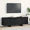 TV-skab Sort 120 x 30 x 40.5 cm Konstrueret træ