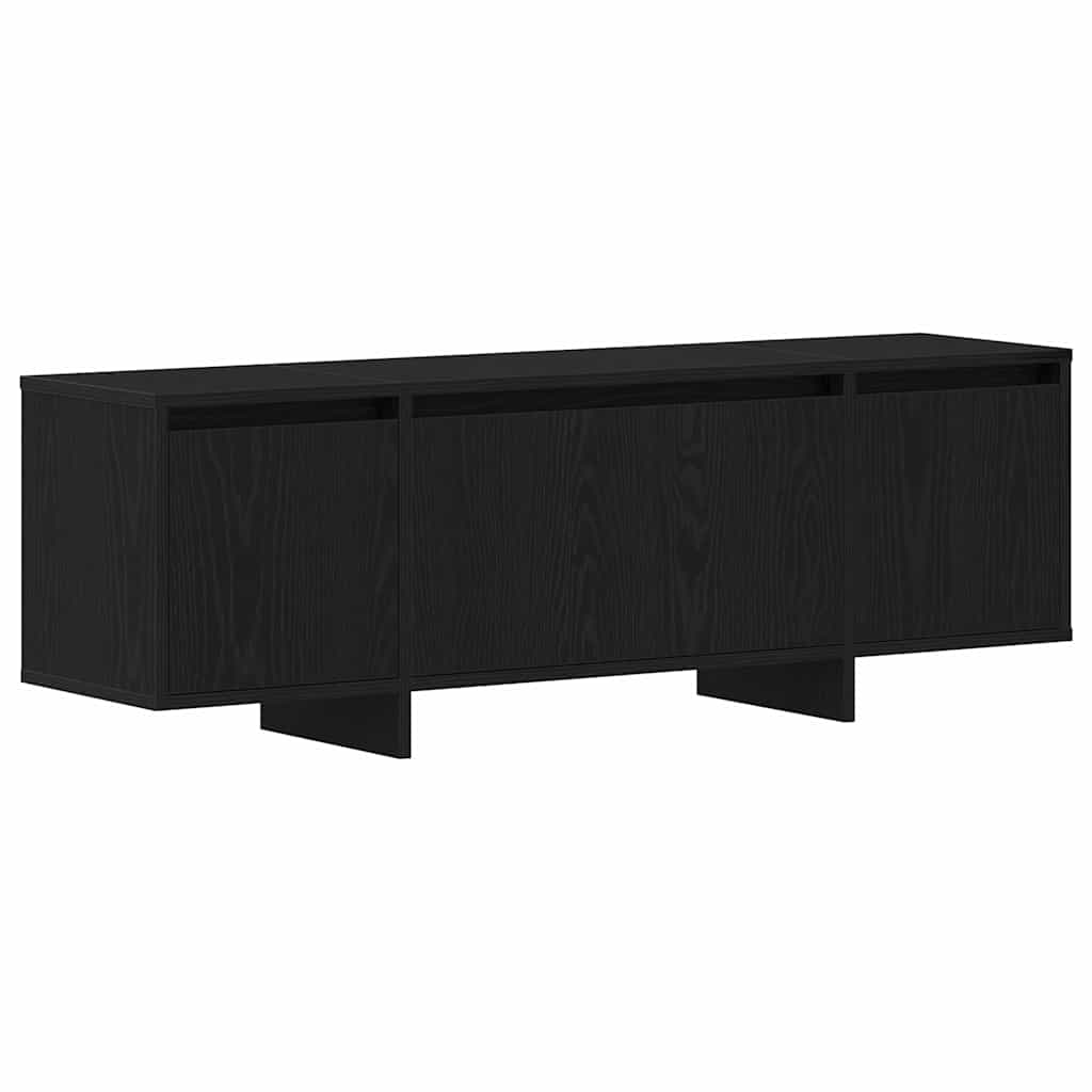TV-skab Sort 120 x 30 x 40.5 cm Konstrueret træ