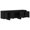 TV-skab Sort 120 x 30 x 40.5 cm Konstrueret træ