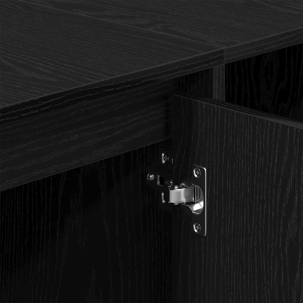 TV-bord Sort 120 x 30 x 40.5 cm Konstrueret træ
