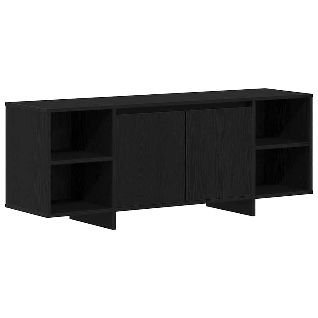 TV-bord Sort 120 x 30 x 40.5 cm Konstrueret træ