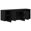 TV-bord Sort 120 x 30 x 40.5 cm Konstrueret træ