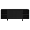 TV-bord Sort 120 x 30 x 40.5 cm Konstrueret træ