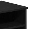 TV-skab 2 pcs Sort 80 x 35 x 36.5 cm Konstrueret træ
