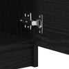 TV-skab 2 pcs Sort 80 x 35 x 36.5 cm Konstrueret træ