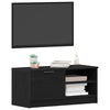 TV-skab 2 pcs Sort 80 x 35 x 36.5 cm Konstrueret træ