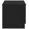 TV-skab 2 pcs Sort 80 x 35 x 36.5 cm Konstrueret træ