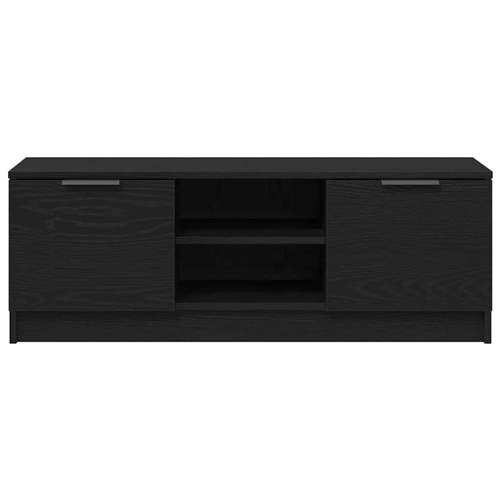 TV-skab Sort 102 x 35 x 36.5 cm Konstrueret træ