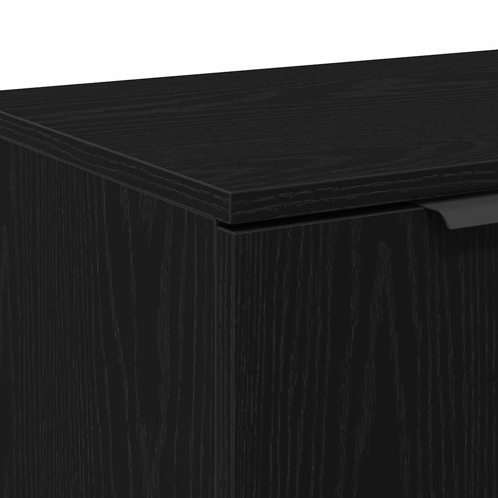 TV-skab Sort eg 102 x 35 x 36.5 cm Konstrueret træ