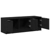 TV-skab Sort eg 102 x 35 x 36.5 cm Konstrueret træ