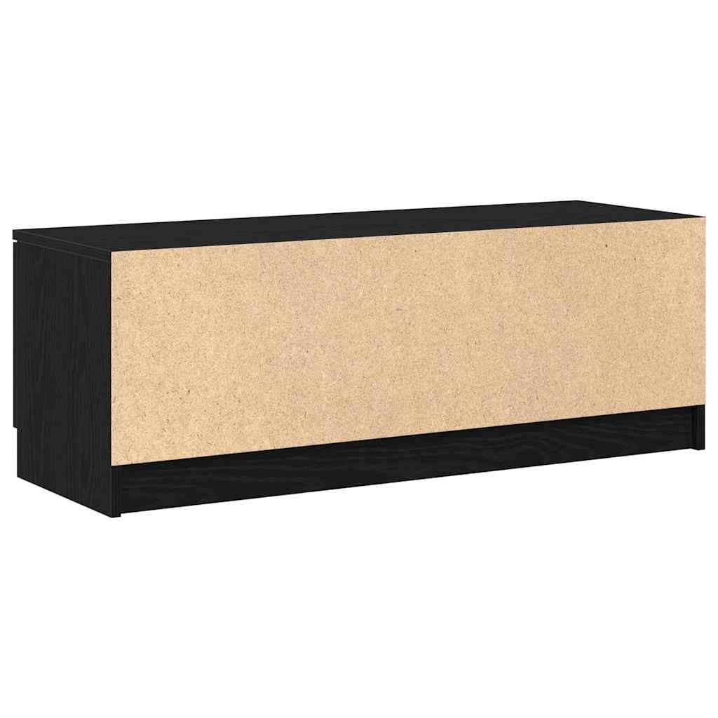 TV-skab Sort eg 102 x 35 x 36.5 cm Konstrueret træ