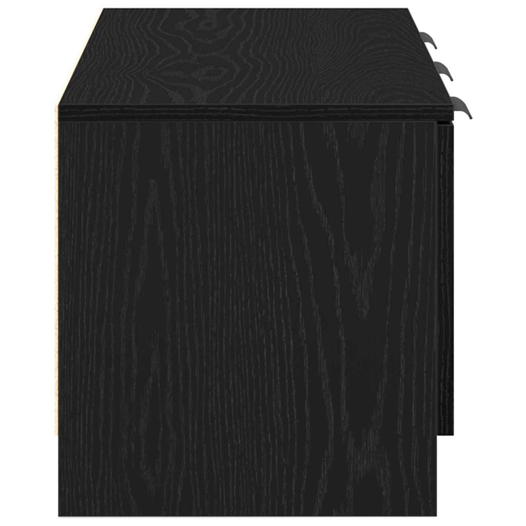 TV-skab Sort eg 102 x 35 x 36.5 cm Konstrueret træ