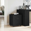 Fil kabinett med skuffe Sort eg 45 x 38 x 54 cm Konstrueret træ