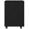 Fil kabinett med skuffe Sort eg 45 x 38 x 54 cm Konstrueret træ
