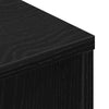 TV skabe 2 pcs Sort eg 80 x 30 x 30 cm Konstrueret træ