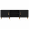 TV-skab Sort eg 150 x 30 x 50 cm Konstrueret træ