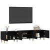 TV kabinet Sort eg 180 x 31.5 x 40 cm Konstrueret træ