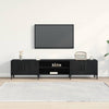 TV-skab Sort eg 180 x 31.5 x 40 cm Konstrueret træ