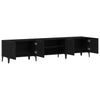TV-skab Sort eg 180 x 31.5 x 40 cm Konstrueret træ