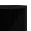 Pladeskab med hylde Sort eg 100 x 38 x 48 cm Konstrueret træ