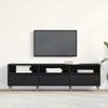 TV-skab Sort eg 150 x 30 x 44.5 cm Konstrueret træ