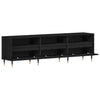 TV-skab Sort eg 150 x 30 x 44.5 cm Konstrueret træ