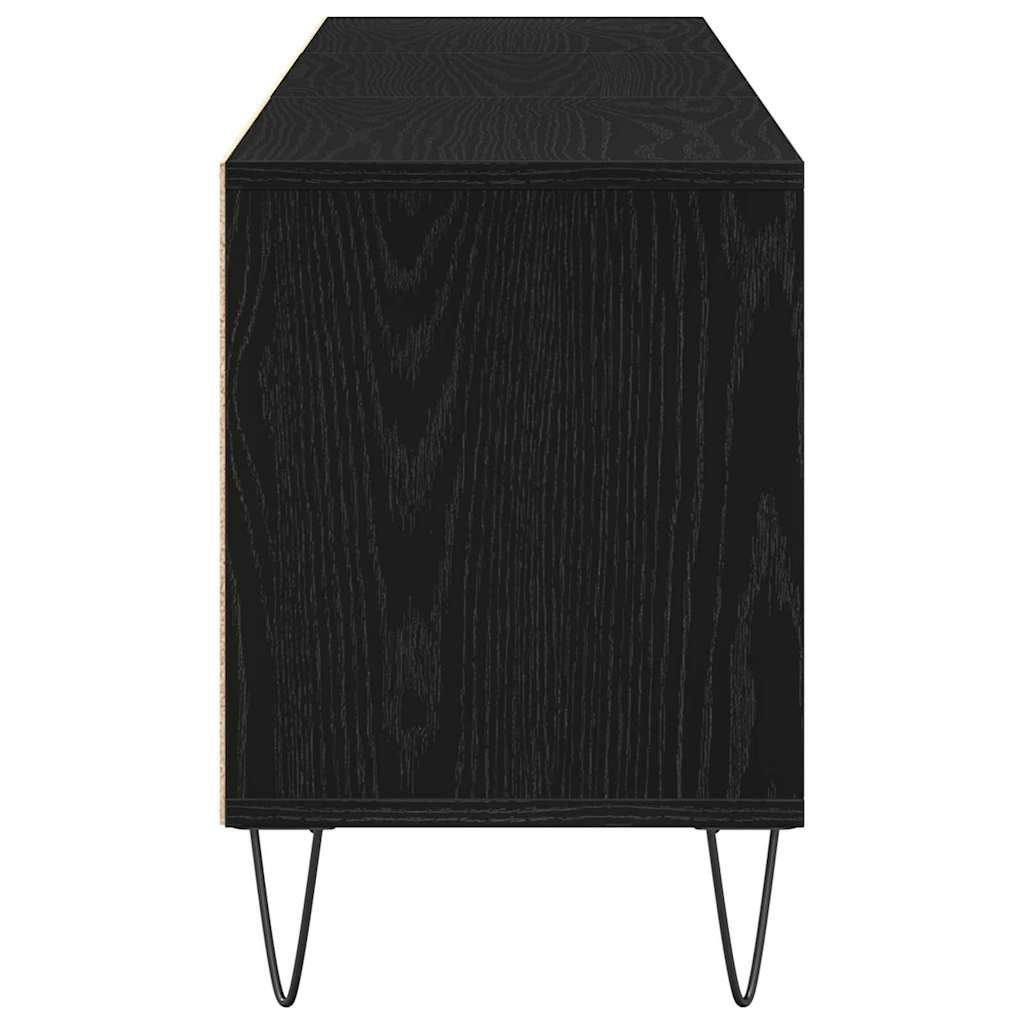 TV-skab Sort eg 150 x 30 x 44.5 cm Konstrueret træ