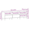 TV-skab Sort eg 150 x 30 x 44.5 cm Konstrueret træ