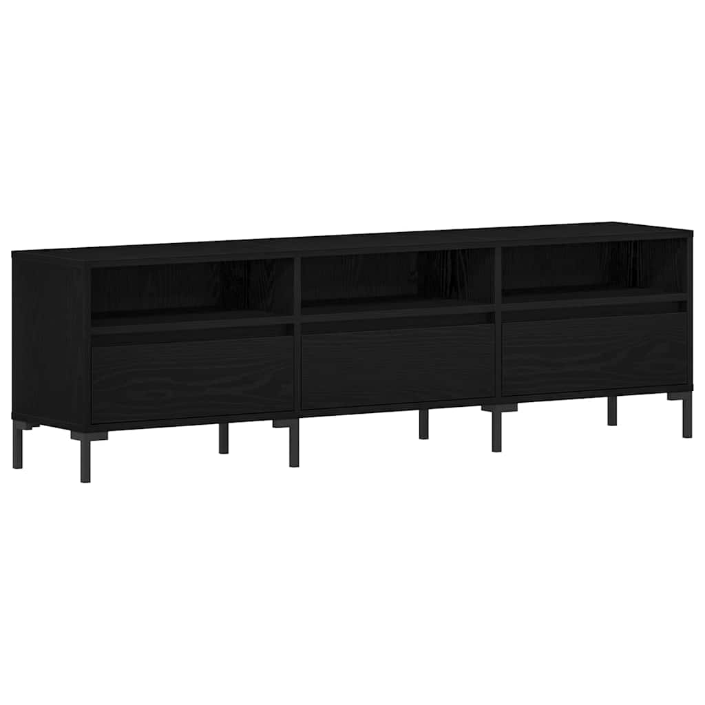 TV-skab Sort eg 150 x 30 x 44.5 cm Konstrueret træ