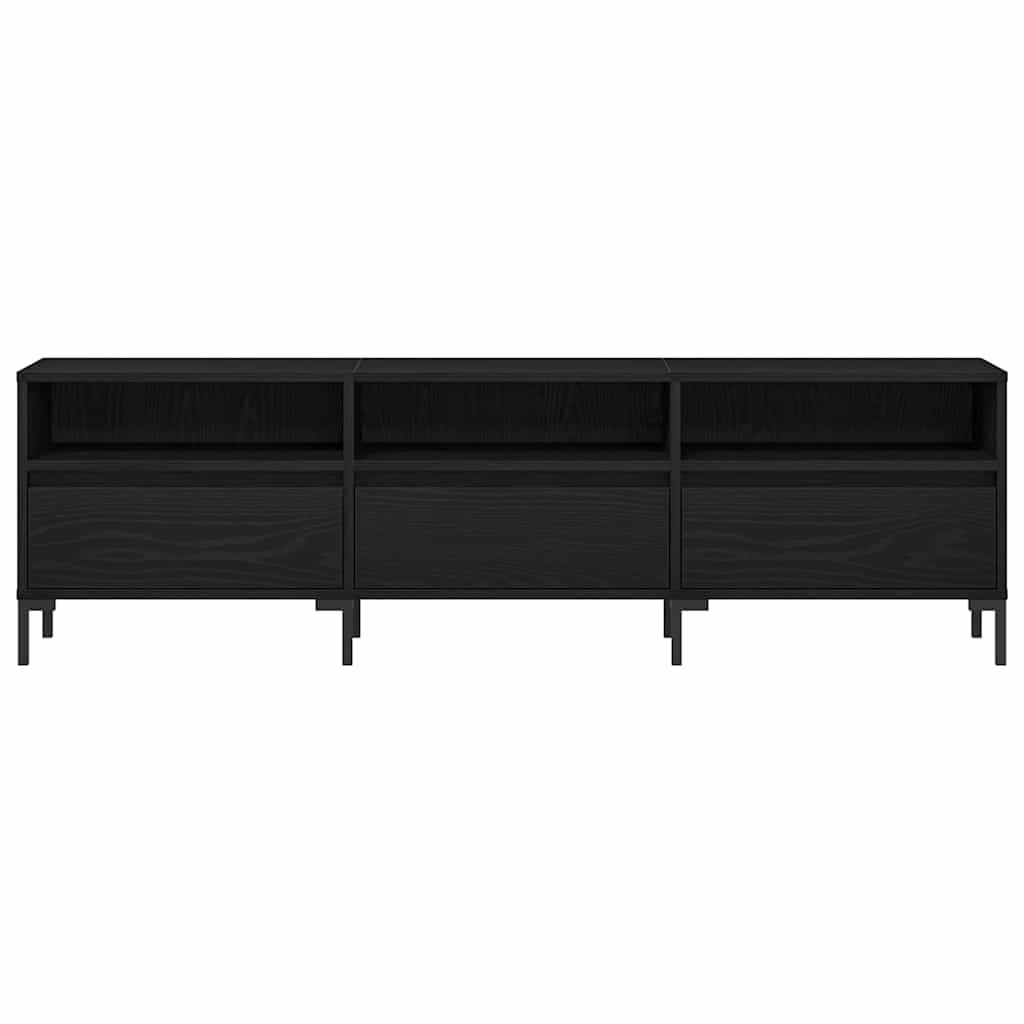 TV-skab Sort eg 150 x 30 x 44.5 cm Konstrueret træ