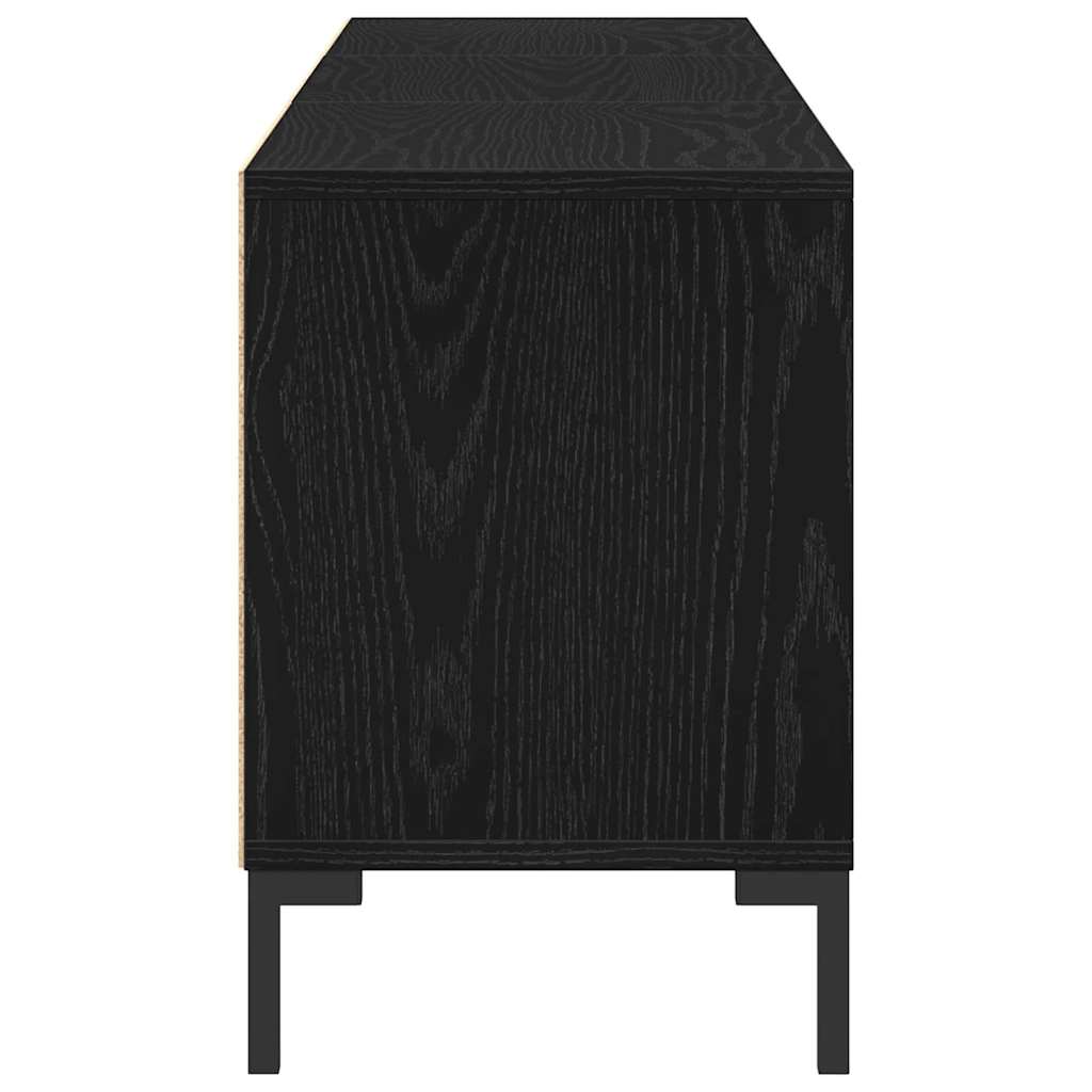 TV-skab Sort eg 150 x 30 x 44.5 cm Konstrueret træ