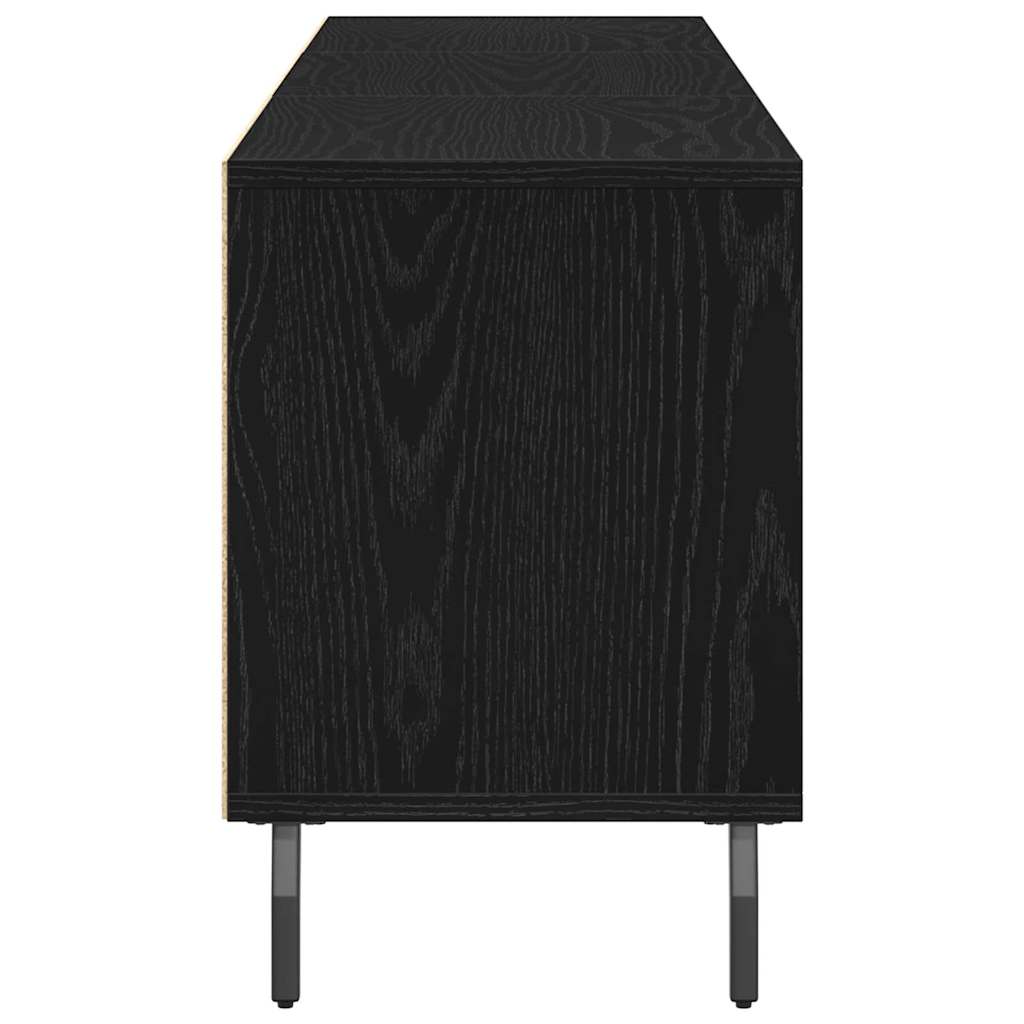 TV-skab Sort eg 150 x 30 x 44.5 cm Konstrueret træ
