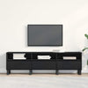 TV-skab Sort eg 150 x 30 x 44.5 cm Konstrueret træ