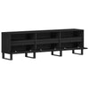 TV-skab Sort eg 150 x 30 x 44.5 cm Konstrueret træ