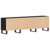 TV-skab Sort eg 150 x 30 x 44.5 cm Konstrueret træ