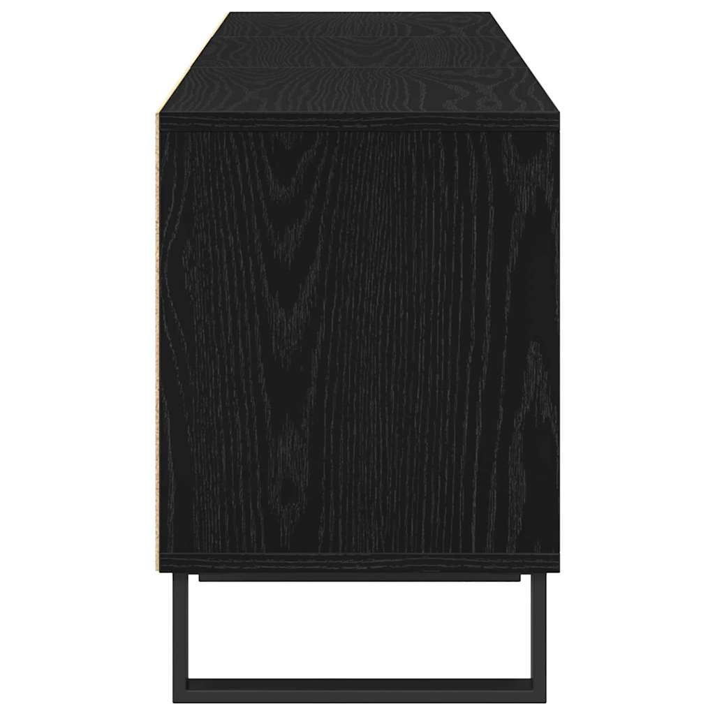 TV-skab Sort eg 150 x 30 x 44.5 cm Konstrueret træ