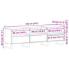 TV-skab Sort eg 150 x 30 x 44.5 cm Konstrueret træ